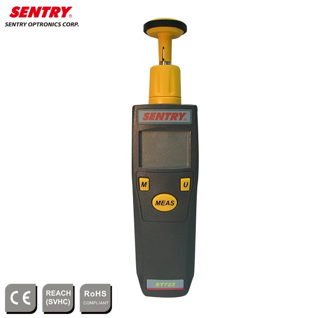 Handheld Digital Contact rpm Tachometer