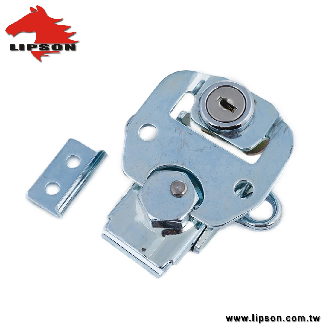 Ts180 Zinc Plating Steel Spring Loaded Draw Rotary Butterfly Twist