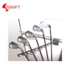 Shop design golf club wooden driver tube arm hanging fixture stand slatwall display rack stand