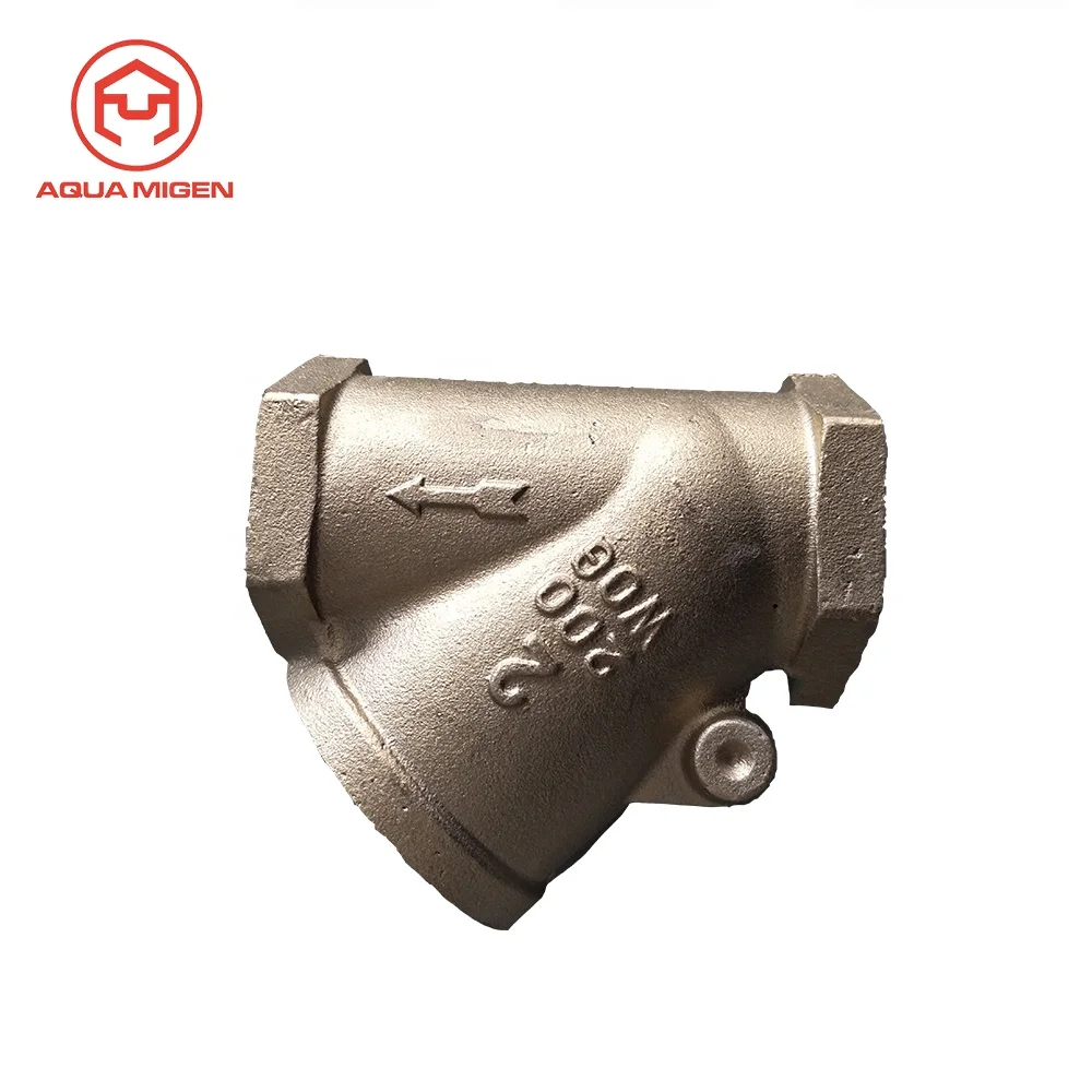 

PN25 Female BSPP Lead-Free Brass Y-Strainer 125SWP 200CWP, Brass color