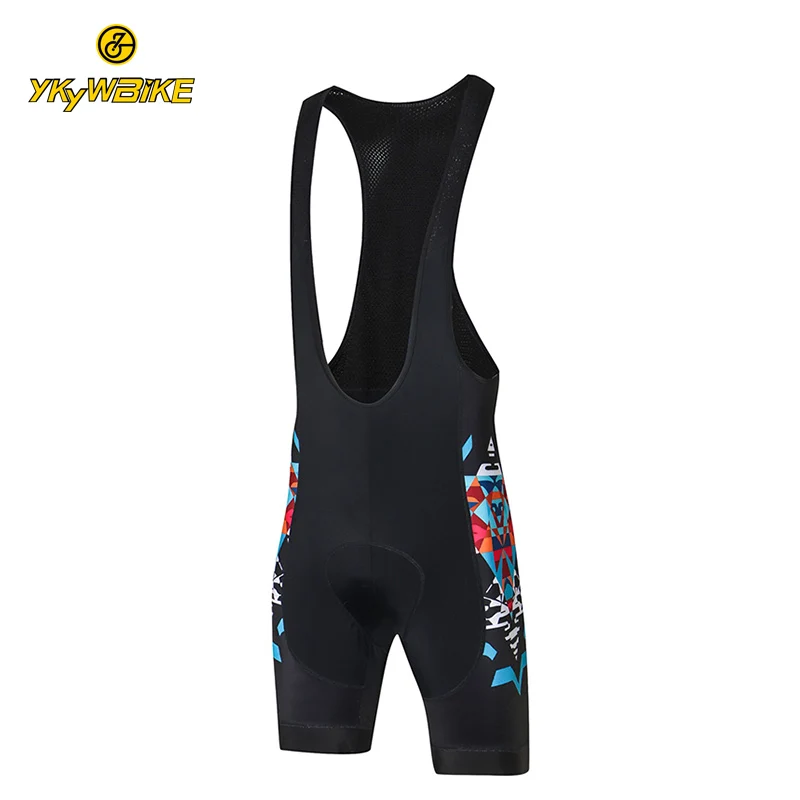 

YKYWBIKE dropshipper custom fitness high density chamois coolmax 3D cycling pad cycling bib shorts