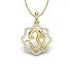 Om Pendent, 2019 summer jewelry collection - available in Silver, Gold or Alloy