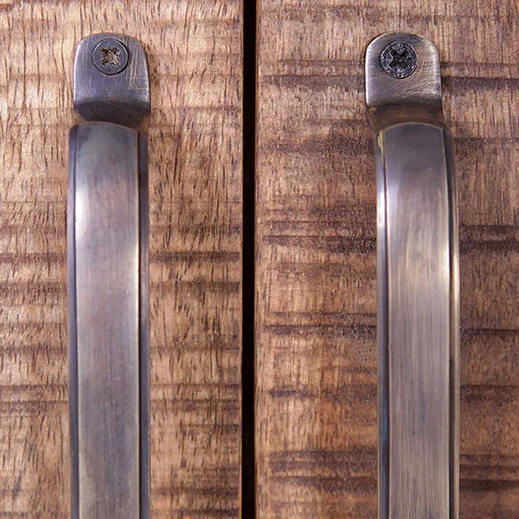 Solid Mango Wood With Glass Door/solid Wooden