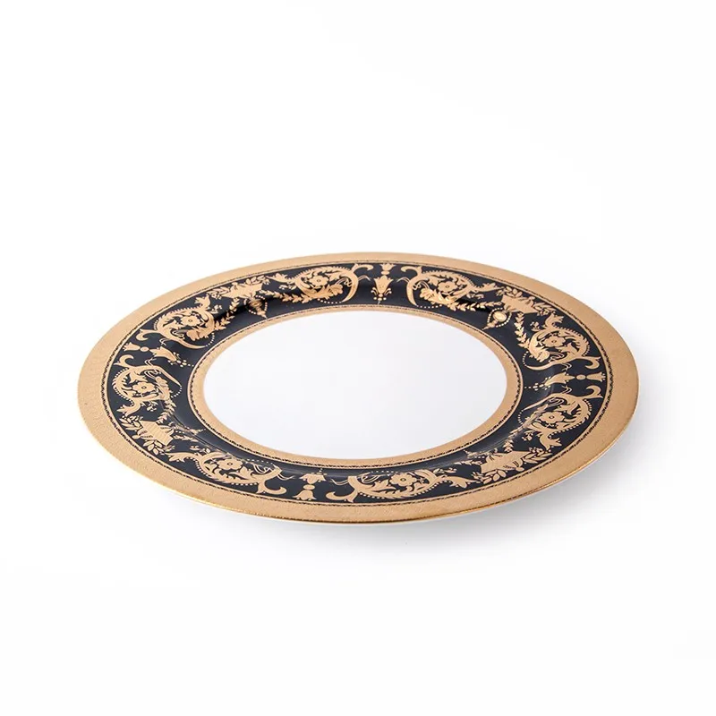 product-hotel collection plates bone china with sizes-Two Eight-img