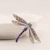 Animal Design Fashion Jewelry Fine Enamel Dragonfly Brooches Pins for Women Men Jewellery