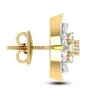Best Selling Studs Earrings With Diamond 18k Solid Gold Stud Earrings