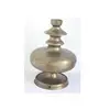 Cast Aluminium Table Lamp Single dome on round base with electric wiring in Antique and rough brass Finish