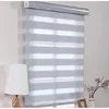 French Window Zebra Roller Blinds Spring Rainbow Fabric