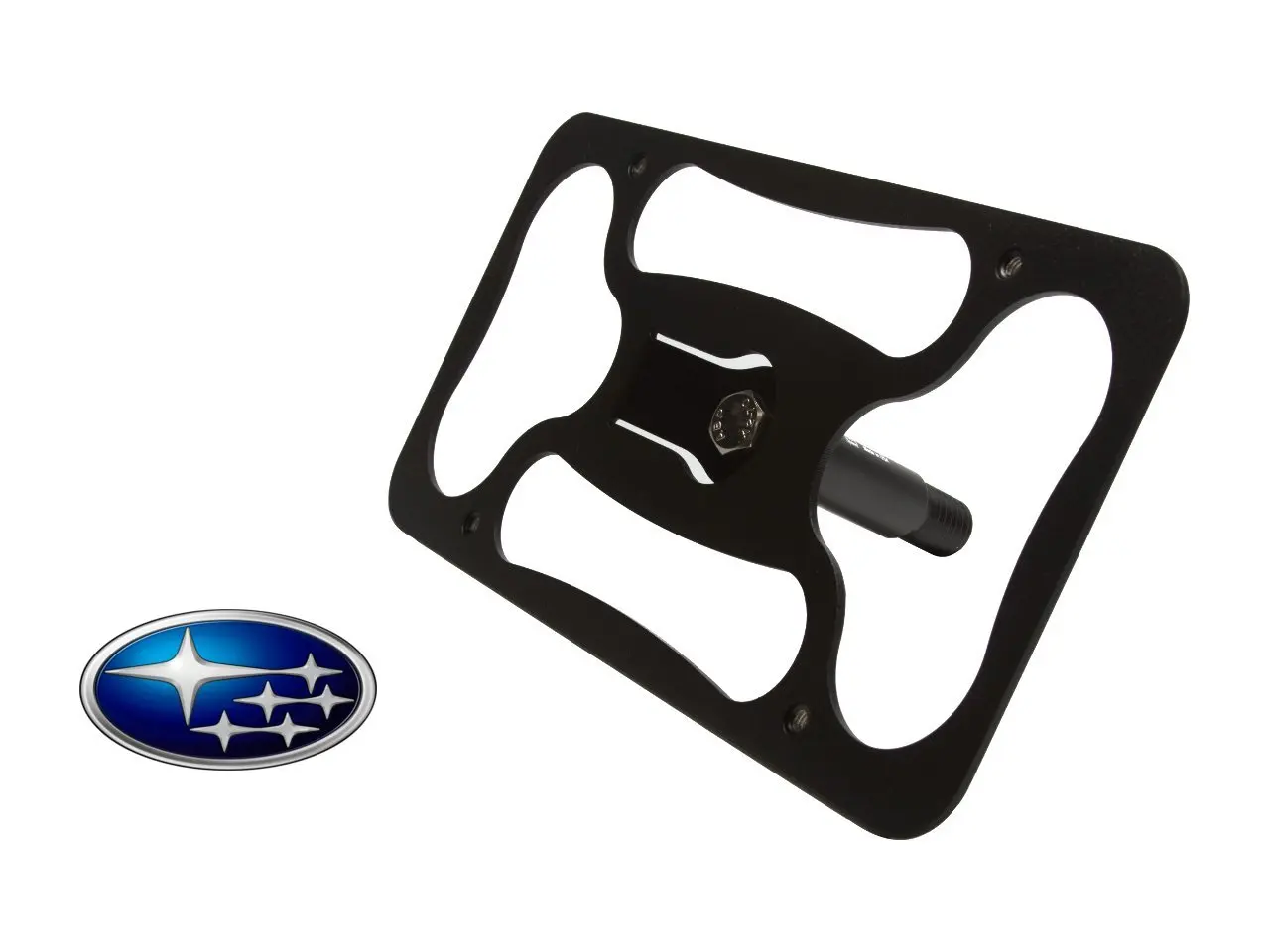 Genuine Subaru Impreza /"STi/" Black License Plate Frame SOA342L126 NEW STi OEM !!