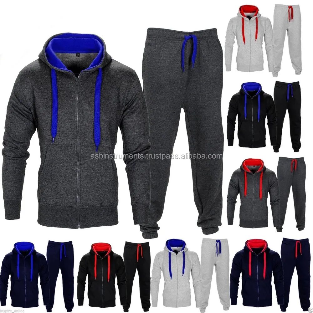 Wholesale Fleece Jogging Suit,Grey Jogging Suit With Customized Logo ...