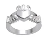 925 Sterling Silver Claddagh ring