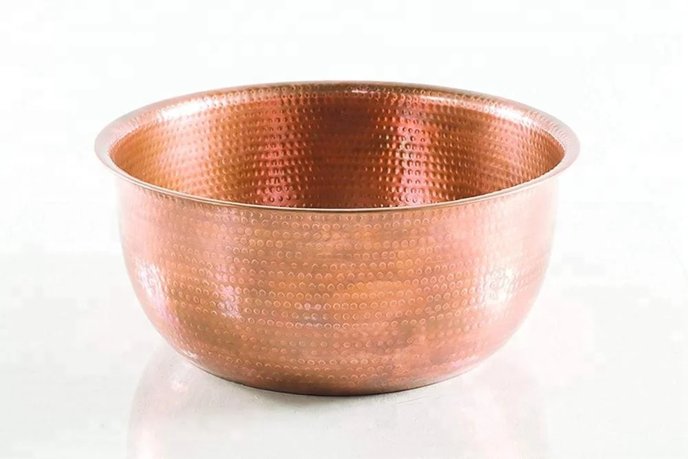 
Copper Pedicure Spa Bowl Hammered 