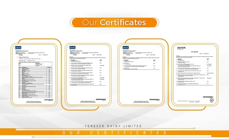 Our Certificates