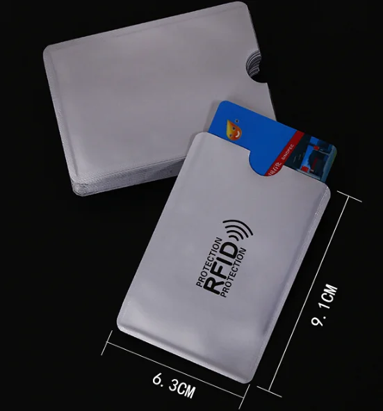 

RFID Secure Blocking Contactless Credit Card passport Protector Case Sleeve