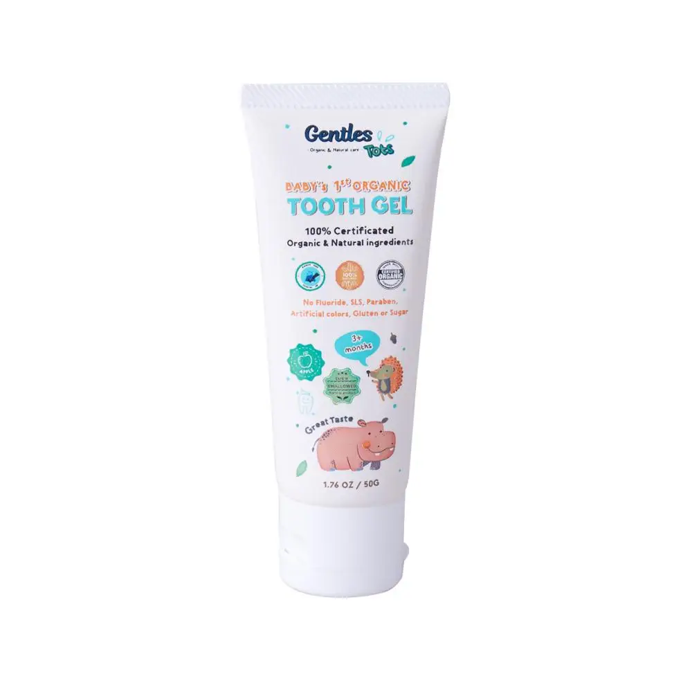 
Fluoride Free Organic Toothpaste Gel for Kid age 3 months-3 years 