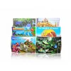 3d lenticular postcard with postcard display box lenticular 3d postcard customize