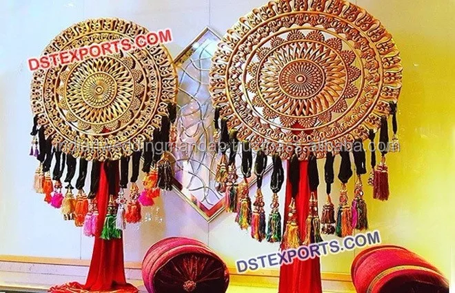 Indian Wedding Round Decoration Props Wedding Decor Fiber Lotus