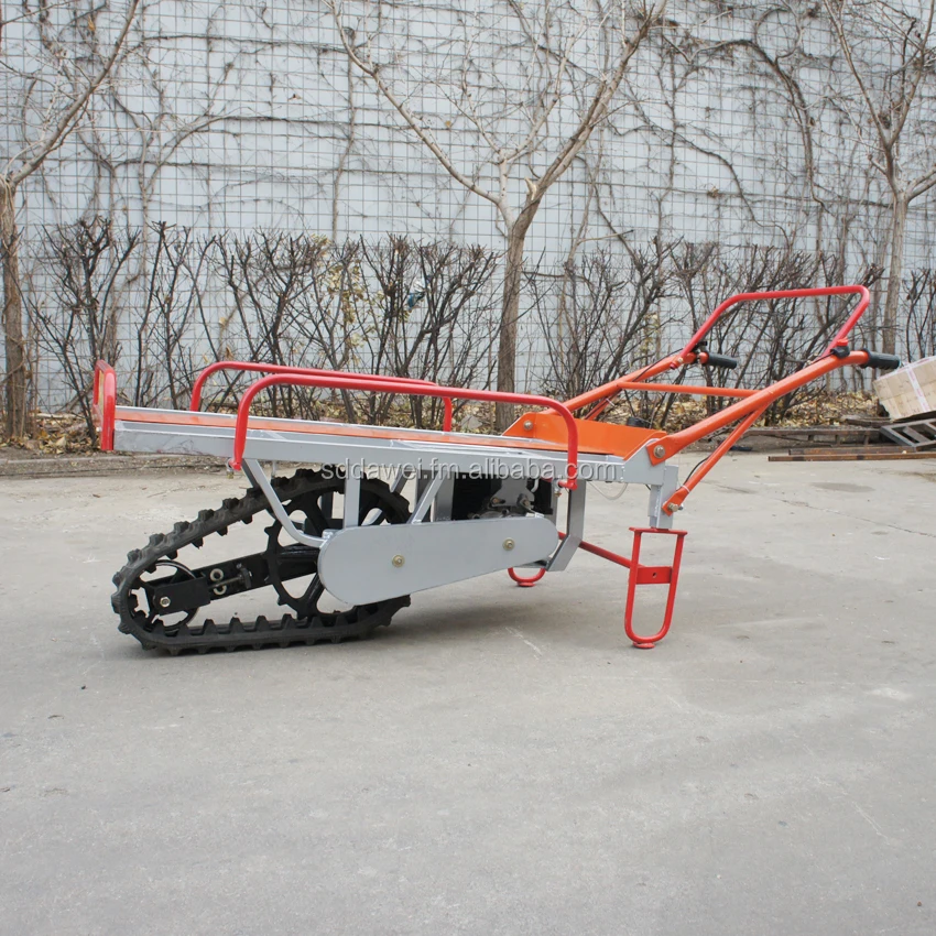
Crawler type Single Tracked Motor Barrow Wheelbarrow Carrier Truck with Gas Engine 