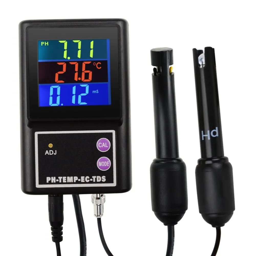 Multi-parameter Water Quality Monitor With 6 In 1 Ph Temperature Ec Tds ...