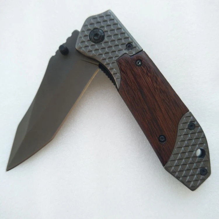 pocket knife wood handle