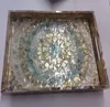 High quality best selling lacquer wooden serving tray inlaid MOP shell from Vietnam