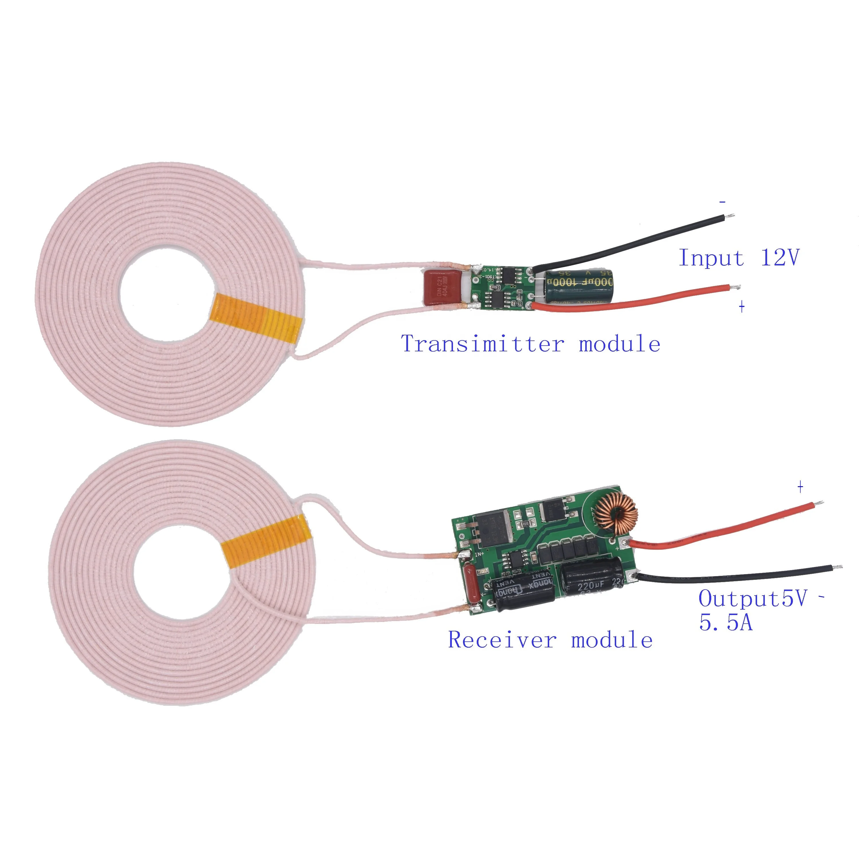 Taidacent 12v Power Supply 5v5.5a Output High Current Low Heat ...