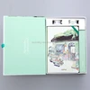 Florist Pattern A5 Line-Mounted Illustration Inside Hard Surface Gift Box Notebook Set