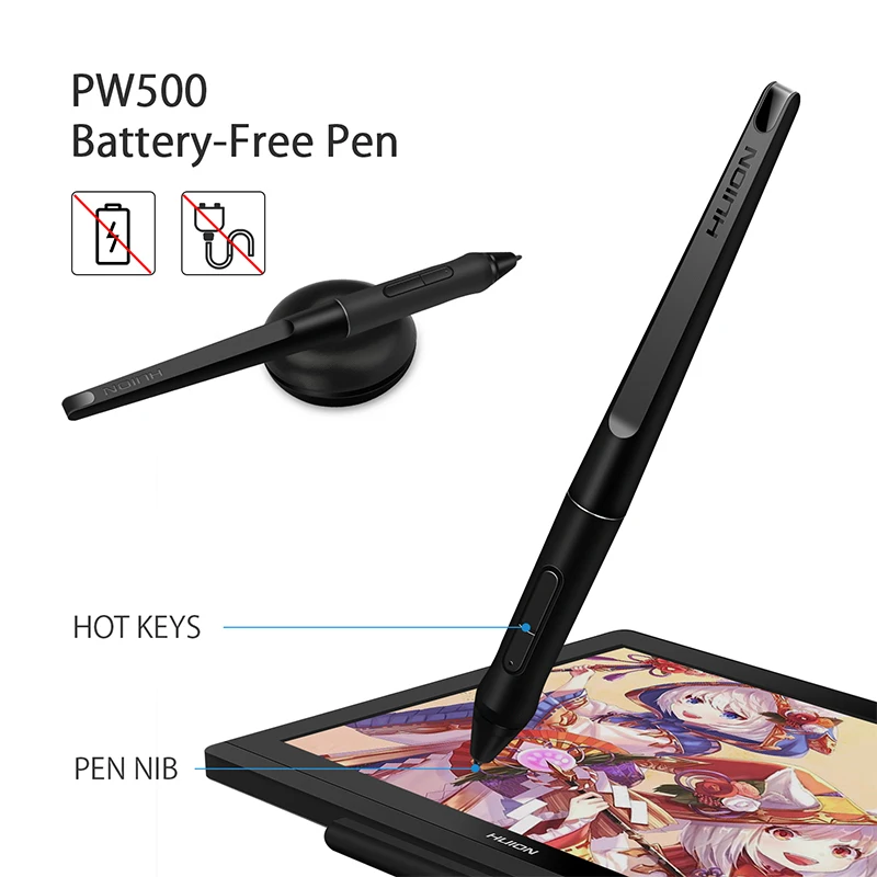 Huion Kamvas Gt 191 V2 Pen Tablet Drawing Monitor Pen Display Monitor With Batter Free Stylus 8192 Pen Pressure View Pen Tablet Drawing Monitor Huion Product Details From Shenzhen Huion Animation Technology Co Ltd