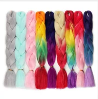 

Wholesale Synthetic Three Tone Braiding Hair Extensions Jumbo Box Braids Hair