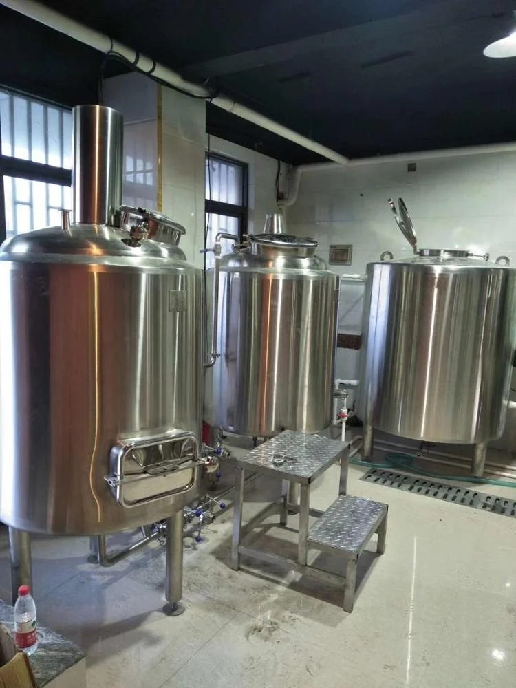 
SUS 304 brew house equipment beer brewing tanks 500L 5BBL electrical heating mash kettle 