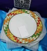 Low bone custom porcelain plate / Ethiopian plate