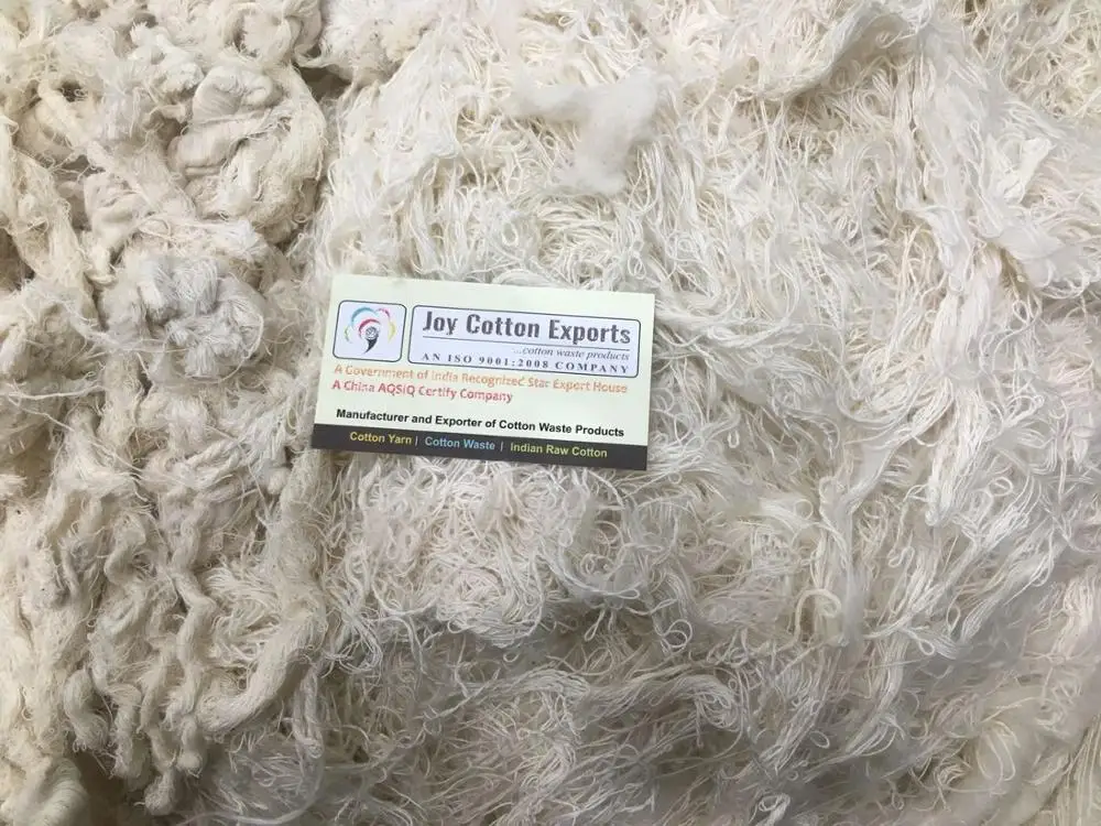 
COTTON HARD WASTES SPINNING YARN waste 
