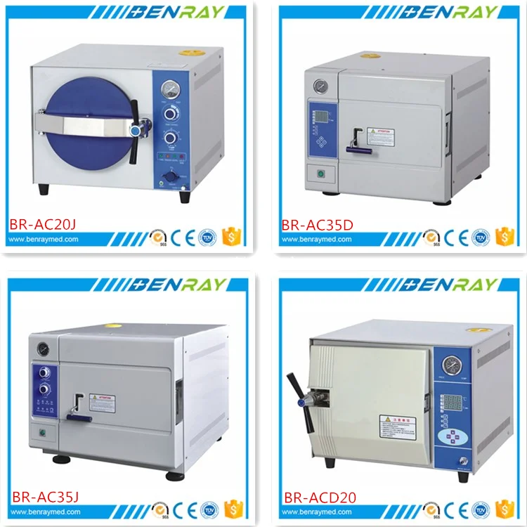 Brac20j 20l Portable Desktop Autoclave Sterilizer Dental Autoclave