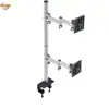 Space Generator Dual LCD Monitor Stand riser with Aluminium Arm