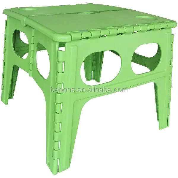 Plastic folding table New product outdoor chair with cup holder cup mat