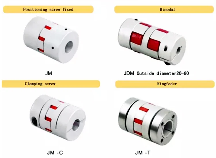 Flexible Jaw Coupler CNC Shaft Spider Stepper Motor Plum Coupling