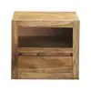 Industrial Furniture Mango Wooden One Drawer Bedside