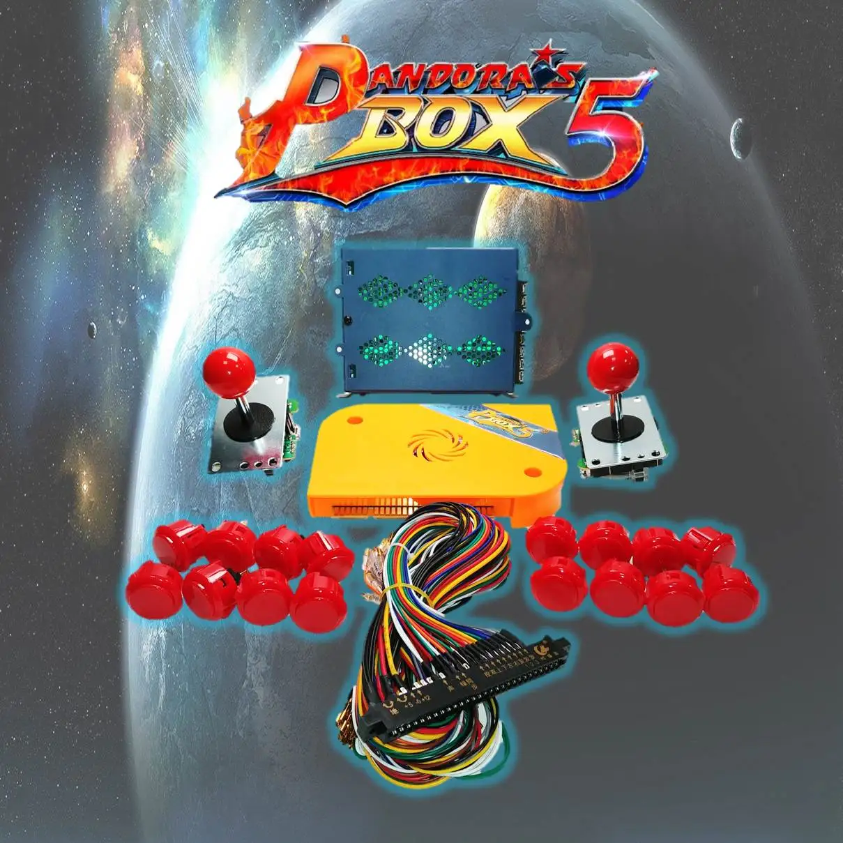 Arcade Jamma Game Machine DIY Pandora's Box 5 Kit