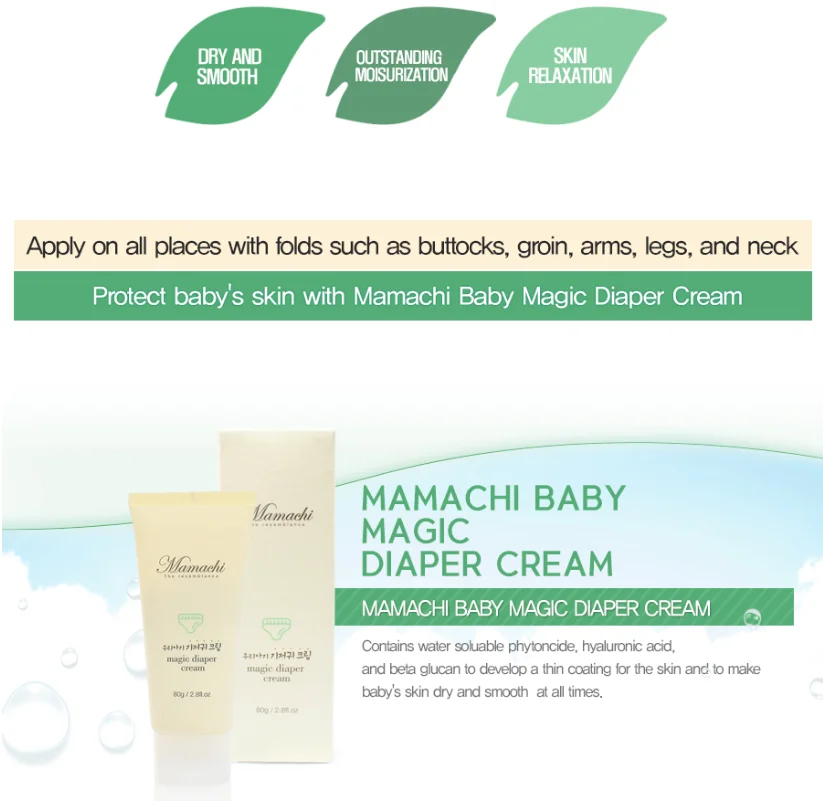 Mamachi Baby Magic Diaper Cream Body Skincare Dry Smooth Skin