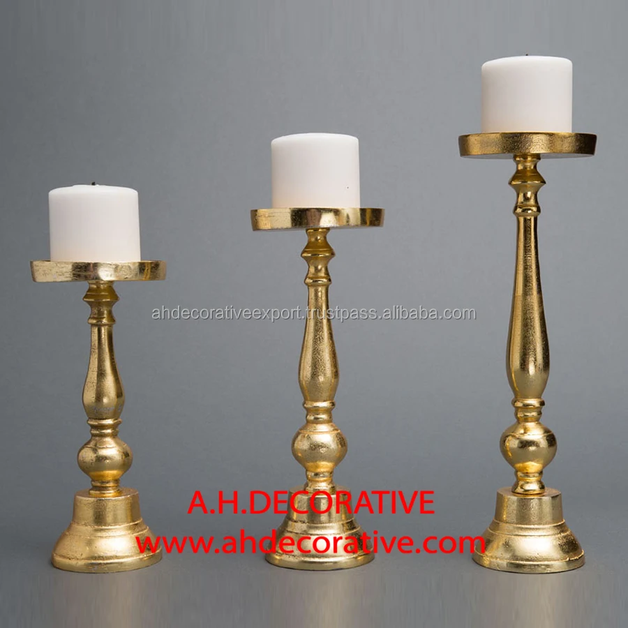Gold Pillar Candle Holder Buy Gold Pillar Candle Holder,Tall Pillar