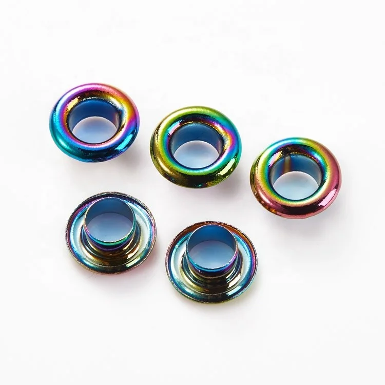  Plating metal eyelet for clothing shoes   curtain Small Tourniquet eyelets 17mm x 11mm