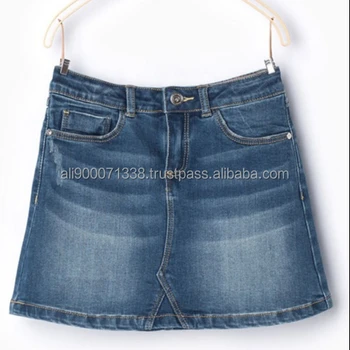 girl short jeans skirt