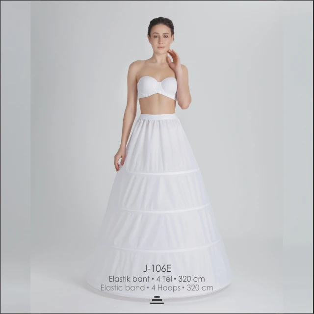 
Affordable 4 Hoops Petticoat for Wedding Dresses 
