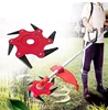 Drop Shipping 6 teeth Razors courtyard garden tool set lawn mower blade brush cutter trimmer head