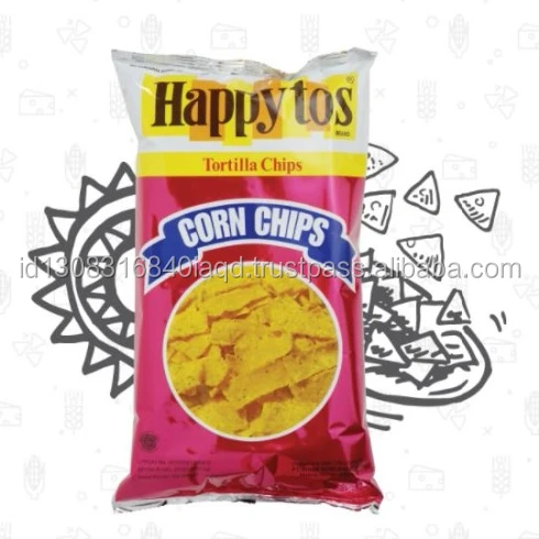 
Corn Tortilla Chips Snack Happytos from Indonesia 