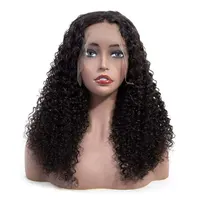 

Black women heat resistant synthetic straight brazilian full lace wig