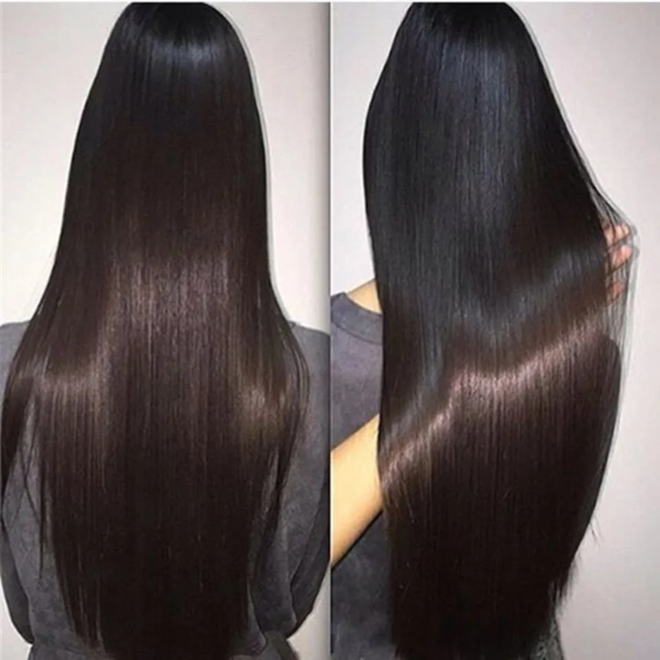 

Wholesale High Quality 100 Virgin Human Hair Natural Color Straight Full Lace Wigs Straight