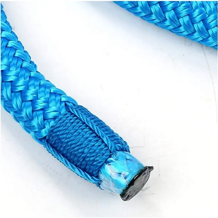High performance customized package and size polyester/ nylon double braided dock line marine rope for sailboat, yacht, etc
