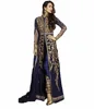 Attractive Semi-Stitched Royal Blue & Golden Colour Stylish Dress Material / Wedding wear Party Wear Collection (salwar kameez)