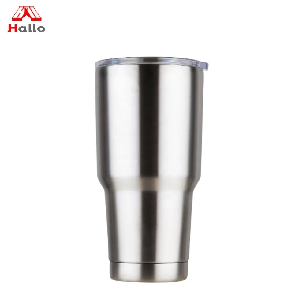 

Stainless Steel Sipper Double Wall Coffee Office 30 oz Insulated Cups Tumbler With Straw, Silver/customize